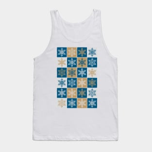 Christmas pattern with snowflakes 2 Tank Top